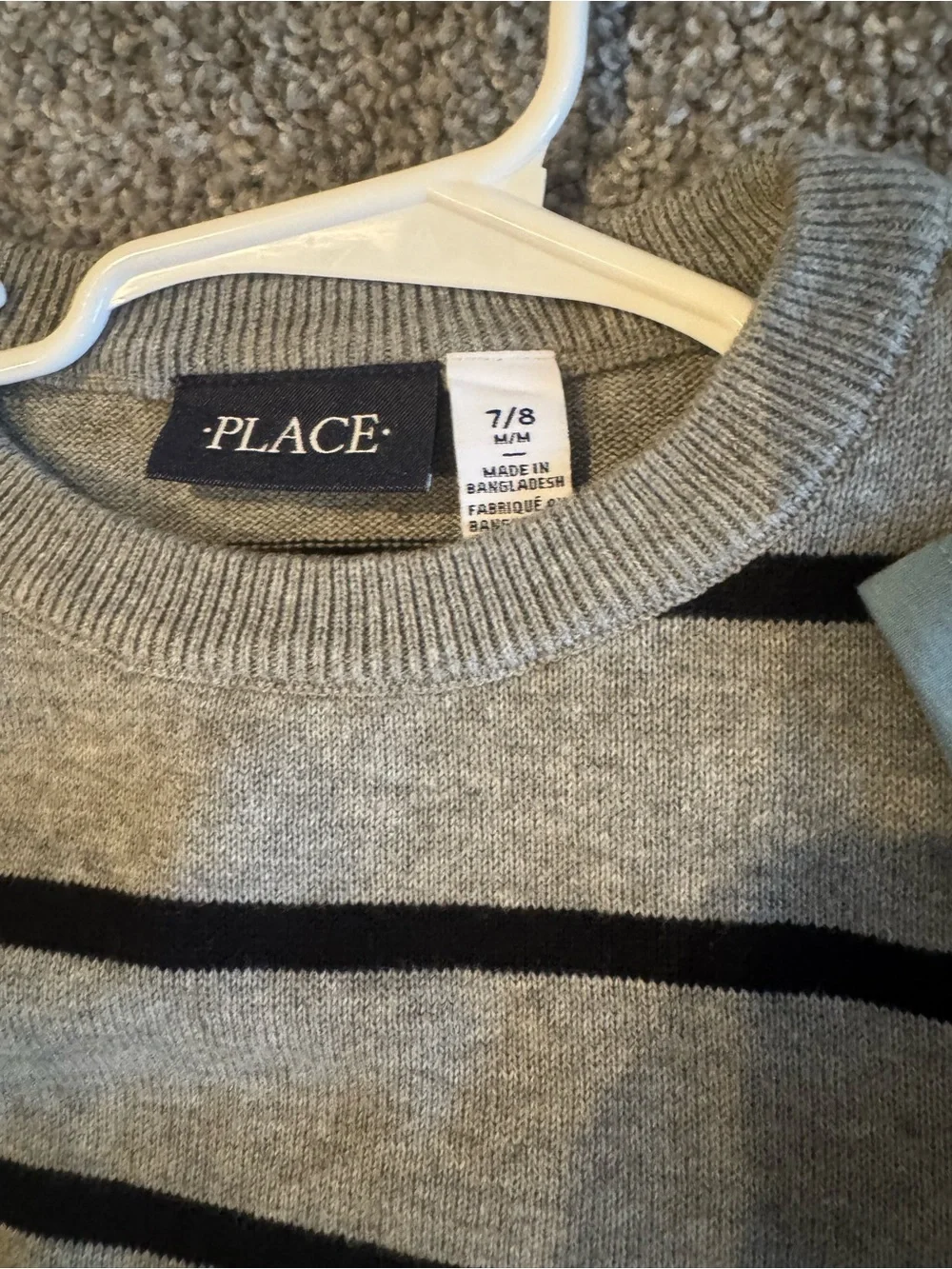 Place Navy Puffer Jacket for Kids